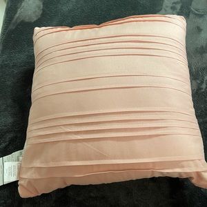 Blush pink throw pillow